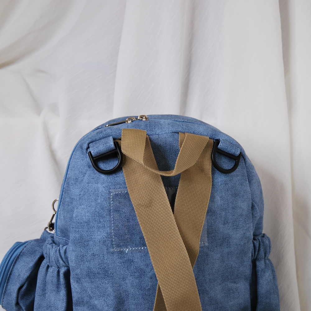 תיק גן - דמוי עור ג'ינס