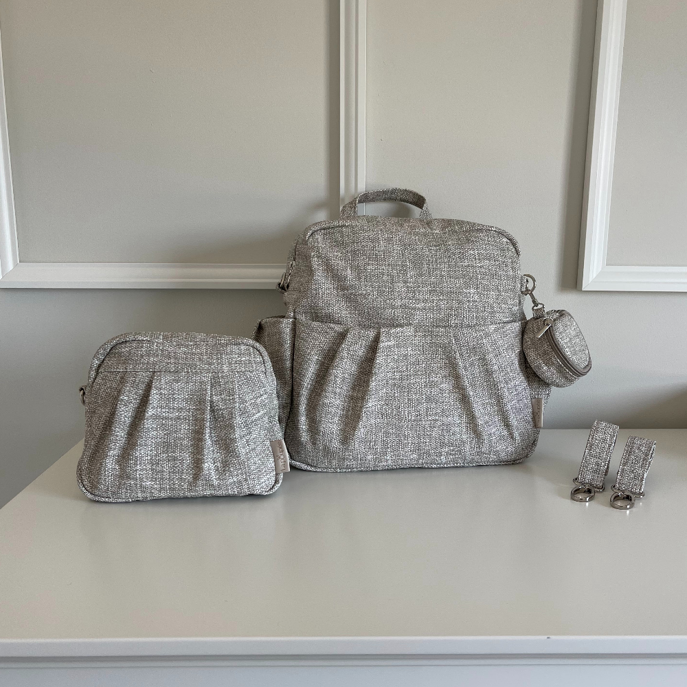 תיק החתלה - אפור